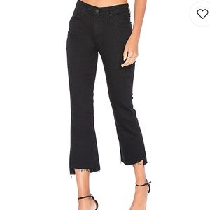 Mother jeans: Insider Crop Step Fray in Not Guilty